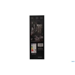GEORGINA-LAMPADA DA TAVOLO NERA RICARICABILE CM11 H 38 LP-GE-BL