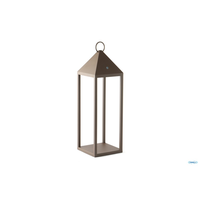 GLOW-LANTERNA LED CM.15X15XH.50 BRONZO