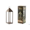 GLOW-LANTERNA LED CM.15X15XH.50 BRONZO