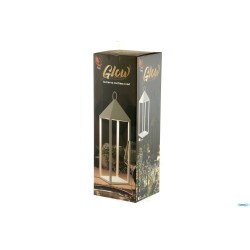 GLOW-LANTERNA LED CM.15X15XH.50 BRONZO