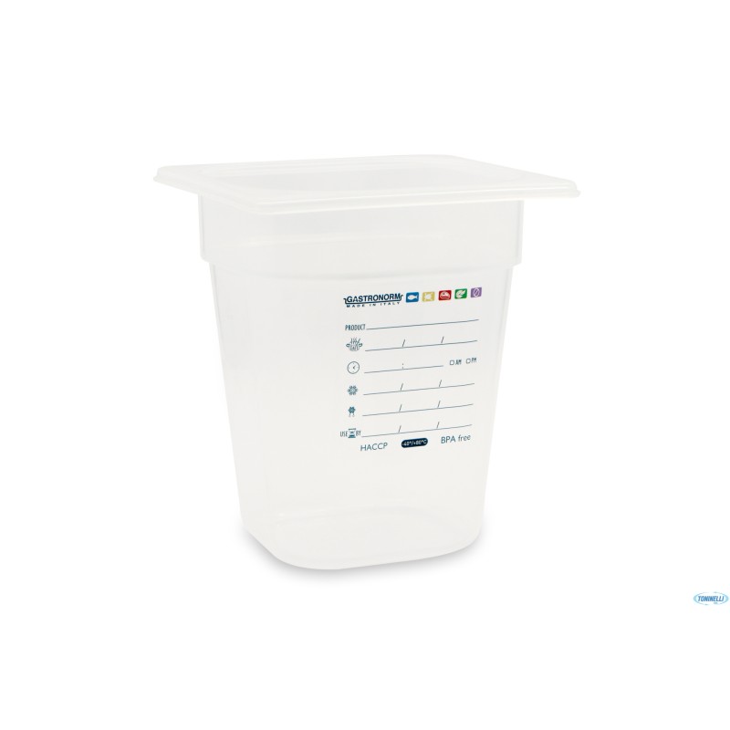 GN POLIPROPILENE 1.6 BACINELLA GRADUATA H.20 HACCP GN POLIPROPILENE 1.6 BACINELLA GRADUATA H.20 HACCP