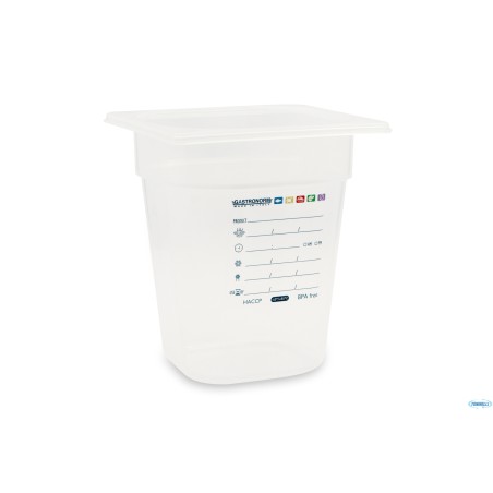 GN POLIPROPILENE 1.6 BACINELLA GRADUATA H.20 HACCP