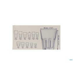 GRANITY NEW-BICCHIERE CL.35 H 107 MM Ø 93 MM FORMA BASSA  TEMPERATO L7844