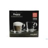 HAPPY - SET 2 TAZZE CAPPUCCIO CL 26 CON PIATTINO