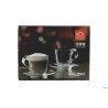 HAPPY - SET 2 TAZZE CAPPUCCIO CL 26 CON PIATTINO