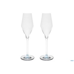 HIGHLIGHT - CONFEZIONE 2 FLUTE CHAMPAGNE QUATROPHIL CL.29 CON LUCE BIANCA 2310029HL002