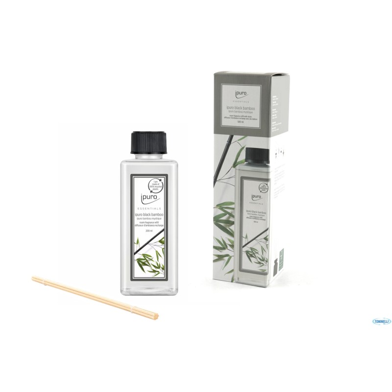 IPURO-REFILL RICARICA 500ML BLACK BAMBOO PER PROFUMATORI
