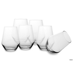 JULIETTE-CONFEZIONE 6 BICCHIERI CL 40 H 110 Ø 88 MM FORMA ALTA