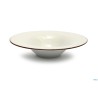 JUPITER PIATTO PORCELLANA FILO MARRONE -PASTA BOWL  CM 30 3229 BACKSTAMP LIONESS A STAMPO