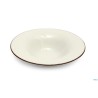 JUPITER PIATTO PORCELLANA FILO MARRONE -PASTA BOWL  CM 30 3229 BACKSTAMP LIONESS A STAMPO
