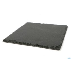 JUSTONE-PIATTO ARDESIA QUADRATO CM.20X20 CKPL2020B