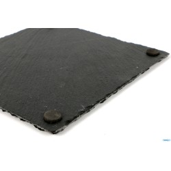 JUSTONE-PIATTO ARDESIA QUADRATO CM.20X20 CKPL2020B