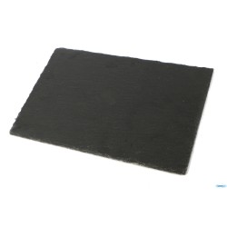JUSTONE-PIATTO ARDESIA RETTANGOLARE CM.30X20 CKPL3020B