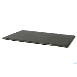 JUSTONE-PIATTO ARDESIA RETTANGOLARE CM.30X20 CKPL3020B