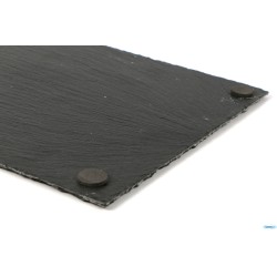 JUSTONE-PIATTO ARDESIA RETTANGOLARE CM.30X20 CKPL3020B