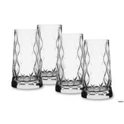 LEAFY FH TUMBLER LONG DRINK CONFEZIONE DA 4 PEZZI - CL 45 DIAMETRO CM.8,3 - H.15,0 - 420955-1111858