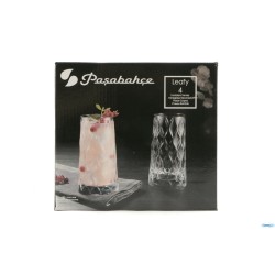 LEAFY FH TUMBLER LONG DRINK CONFEZIONE DA 4 PEZZI - CL 45 DIAMETRO CM.8,3 - H.15,0 - 420955-1111858