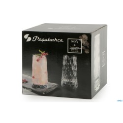 LEAFY FH TUMBLER LONG DRINK CONFEZIONE DA 4 PEZZI - CL 45 DIAMETRO CM.8,3 - H.15,0 - 420955-1111858