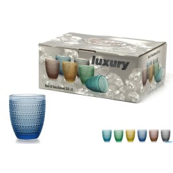 LUXURY-BICCH.ACQUA CL32,5 COL.ASS. P97011