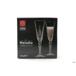 MELODIA - CONFEZIONE 6 CALICI FLUTE CL 16 25600020206