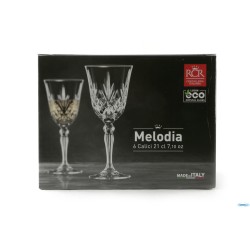 MELODIA - CONFEZIONE 6 CALICI VINO CL 21 25601020206