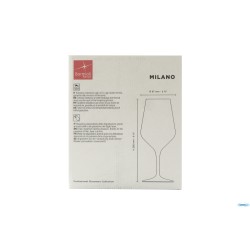 MILANO - CONFEZIONE 6 CALICI TEMPERATI VINO BIANCO CL 44  117115BCQ021990
