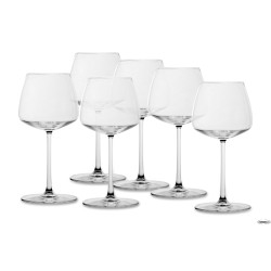 MIRAGE ELEGANT-CONFEZIONE 6 CALICI VINI BIANCHI CL.42,5 NUDE  66092