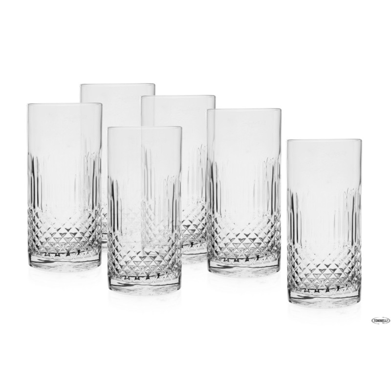 MIXOLOGY DIAMANTE - CONFEZIONE 6 BICCHIERI BIBITA CL 48