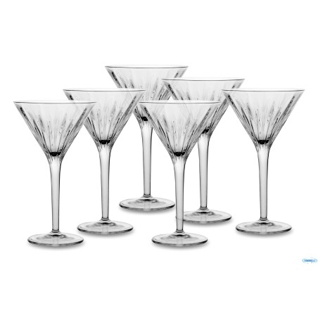 MIXOLOGY-CONFEZIONE 6 CALICI MARTINI CL.21,5  12459-01