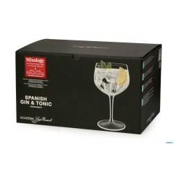 MIXOLOGY-CONFEZIONE 6 CALICI SPANISH GIN TONIC CL.80  12464-01