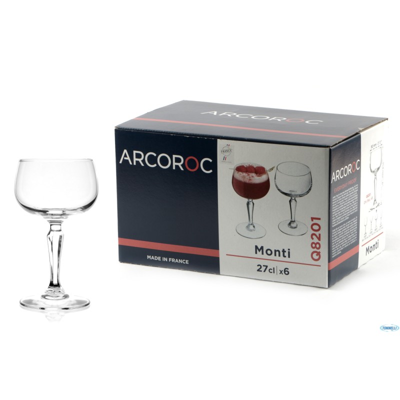MONTI - CONFEZIONE 6 COPPE CHAMPAGNE-COCKTAIL CL 27 MONTI - CONFEZIONE 6 COPPE CHAMPAGNE-COCKTAIL CL 27