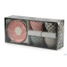 MOSAIK-CONFEZIONE 4 TAZZE THE CON PIATTO CL.16 DECORI ASSORTITI  RH8621L-S4
