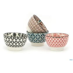 MOSAIK-COPPETTA - CIOTOLA PINZIMONIO CM.8,5 DECORI ASSORTITI HD99A30