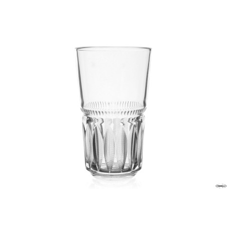 NEW ERA - CONFEZIONE 12 BICCHIERI HI BALL CL 35 IN VETRO TEMPERATO, IMPILABILE