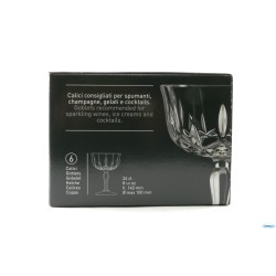 OPERA - CONFEZIONE 6 COPPE CHAMPAGNE CL 24 25849020206
