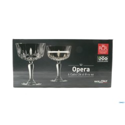 OPERA - CONFEZIONE 6 COPPE CHAMPAGNE CL 24 25849020206