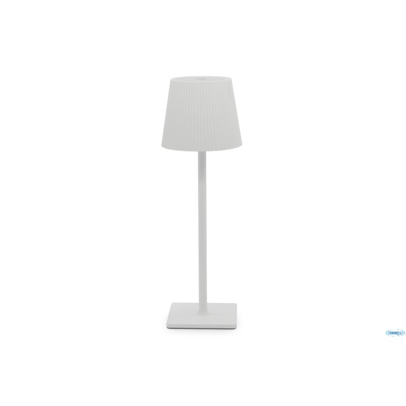 PLISSE-LAMPADA TAVOLO LED CM.10XH.34 BIANCA PLISSE-LAMPADA TAVOLO LED CM.10XH.34 BIANCA
