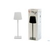 PLISSE-LAMPADA TAVOLO LED CM.10XH.34 BIANCA