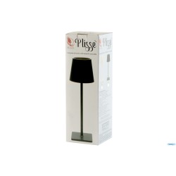 PLISSE-LAMPADA TAVOLO LED CM.10XH.34 NERA