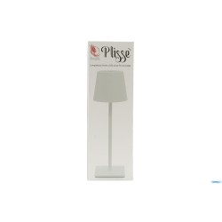 PLISSE-LAMPADA TAVOLO LED CM.10XH.34 NERA