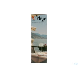 PLISSE-LAMPADA TAVOLO LED CM.10XH.34 NERA