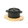 PROFESSIONAL THINK-COCOTTE GHISA CM.10 CON BASE LEGNO YY8053