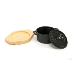 PROFESSIONAL THINK-COCOTTE GHISA CM.10 CON BASE LEGNO YY8053