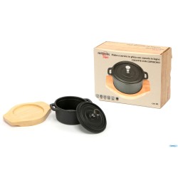 PROFESSIONAL THINK-COCOTTE GHISA CM.10 CON BASE LEGNO YY8053