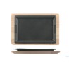 PROFESSIONAL THINK-PIASTRA GHISA CM.27X18 CON BASE LEGNO YY2125