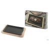PROFESSIONAL THINK-PIASTRA GHISA CM.27X18 CON BASE LEGNO YY2125