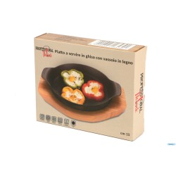 PROFESSIONAL THINK-TEGAMINO GHISA CM.15 CON BASE LEGNO YY2165