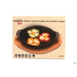 PROFESSIONAL THINK-TEGAMINO GHISA CM.15 CON BASE LEGNO YY2165