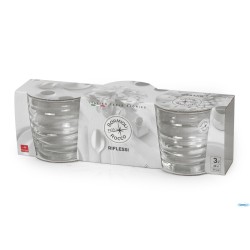 RIFLESSI - CONFEZIONE 3 BICCHIERI ACQUA