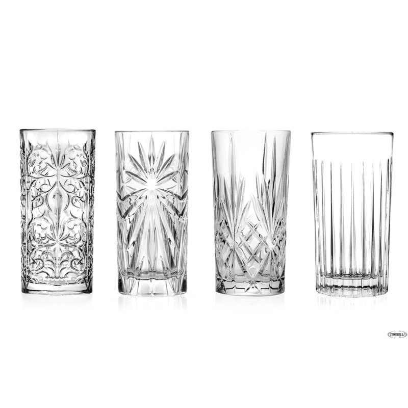 SET MIXOLOGY - CONFEZIONE 4 BICCHIERI HB ASSORTITI: 1 MELODIA, 1 TATTOO, 1 OASIS, 1 TIMELESS 26984020306 SET MIXOLOGY - CONFEZIONE 4 BICCHIERI HB ASSORTITI: 1 MELODIA, 1 TATTOO, 1 OASIS, 1 TIMELESS 26984020306